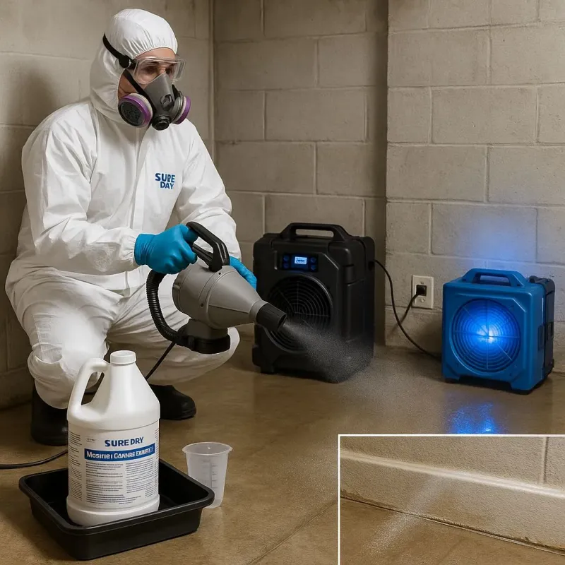 Sanitization and Odor Removal process in Springville, UT